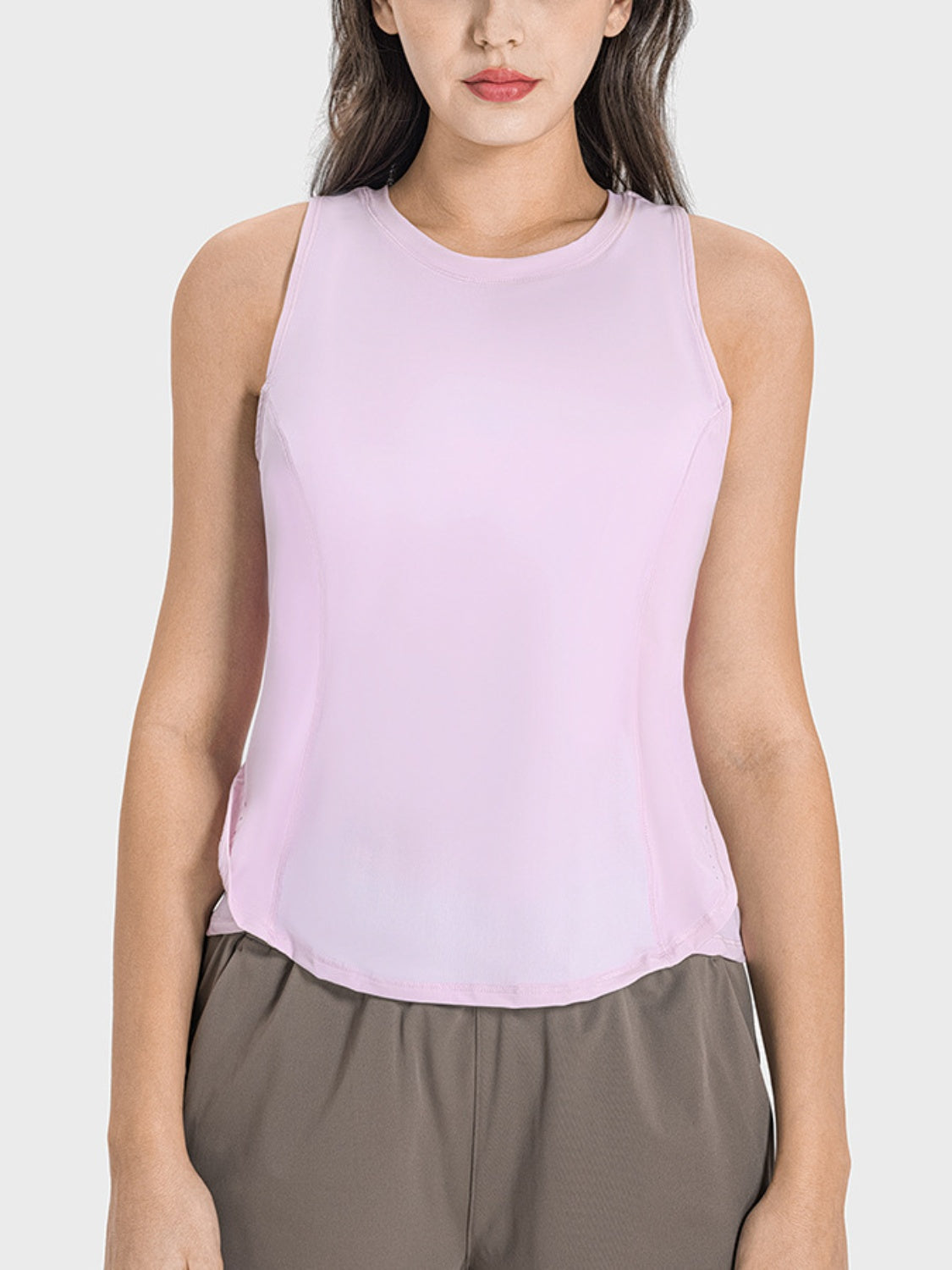 YogaFlex Round Neck Active Tank - FleekGoddess