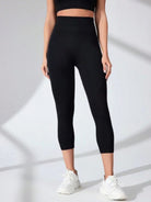 FleekGoddess High Waist Cropped Active Leggings - FleekGoddess