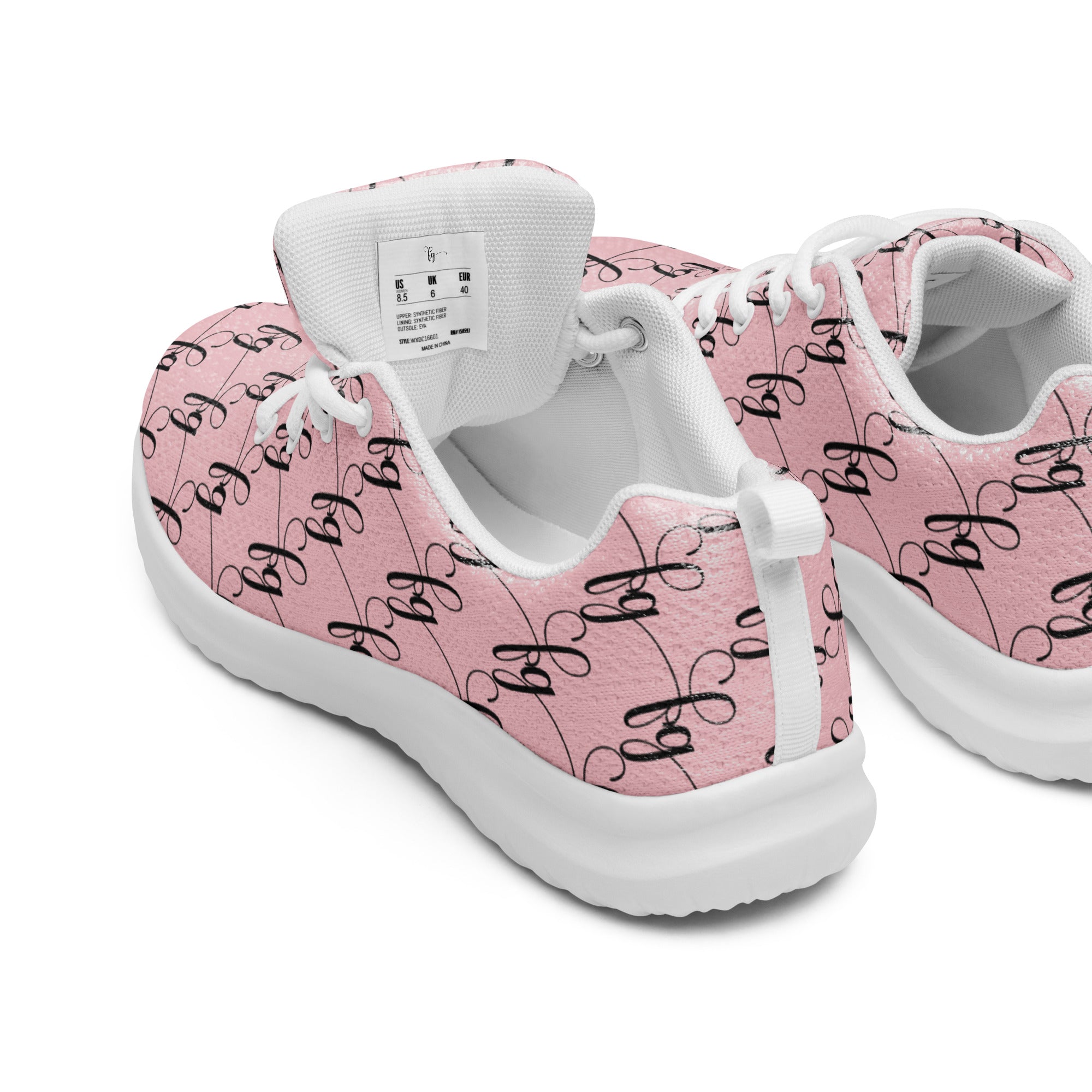 Pink / Black FG athletic shoes - FleekGoddess