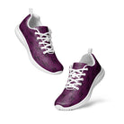 Tyrian Purple / Black athletic shoes - FleekGoddess