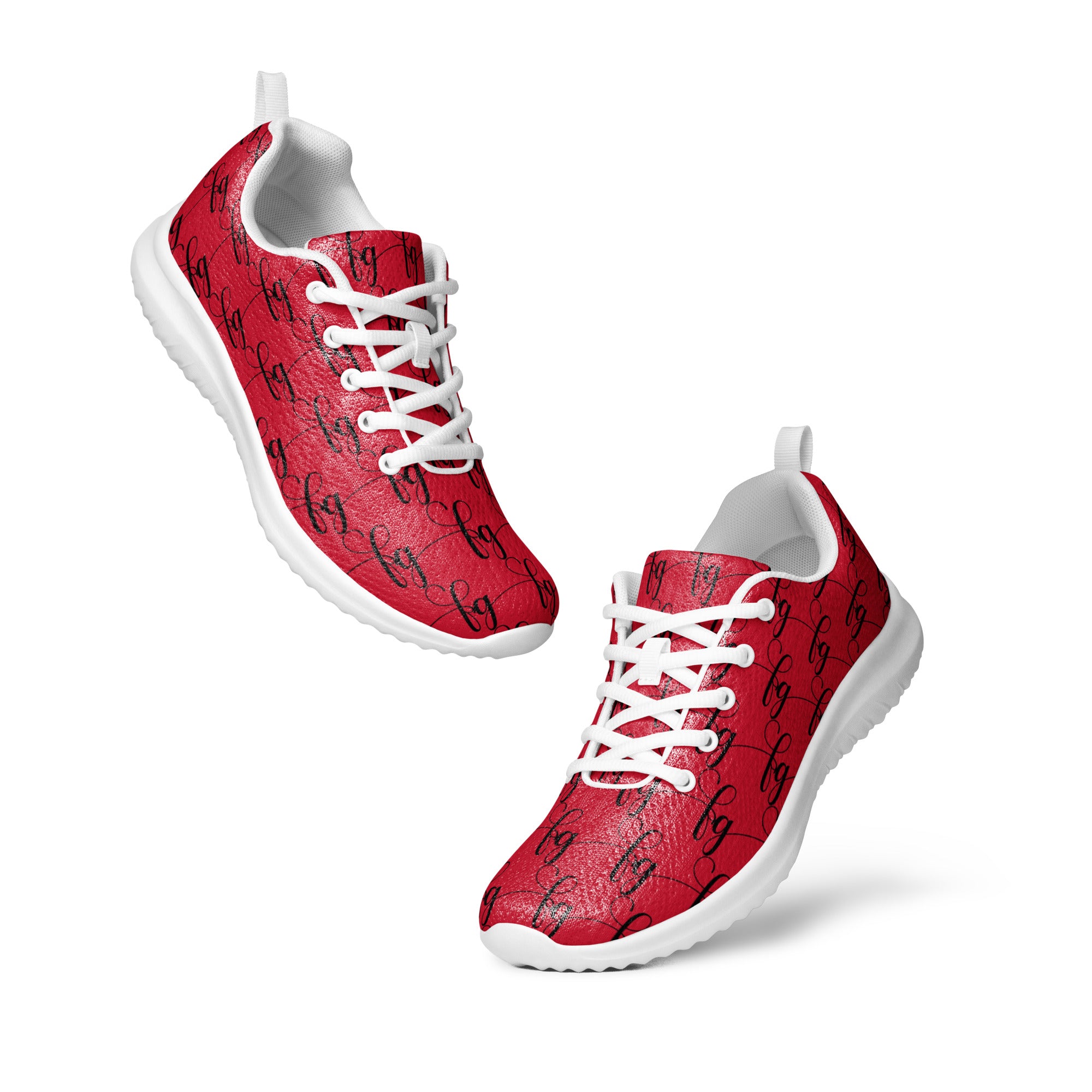 Red / Black FG athletic shoes - FleekGoddess