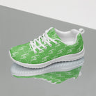 Mantis Green / White athletic shoes - FleekGoddess