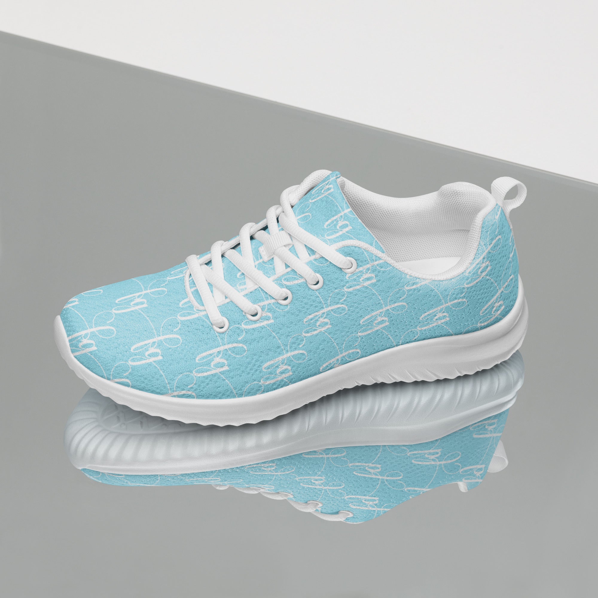 Blizzard Blue / White FG athletic shoes - FleekGoddess