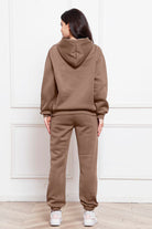 FleeceFlex Drop Shoulder Long Sleeve Hoodie and Pants Set - FleekGoddess