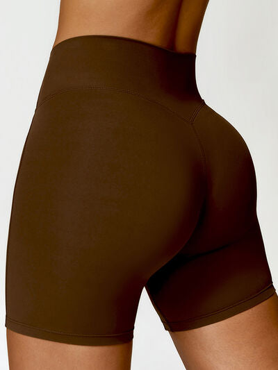 TrainTech High Waist Active Shorts - FleekGoddess