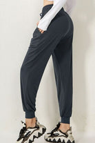 FleeceFlex Drawstring High Waist Active Pants - FleekGoddess