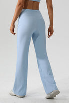 High Waist Straight Active Pants - FleekGoddess