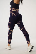 TrainTech Tie-Dye High Waist Active Pants - FleekGoddess