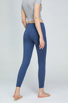 TrainTech Seam Detail Wide Waistband Sports Leggings - FleekGoddess