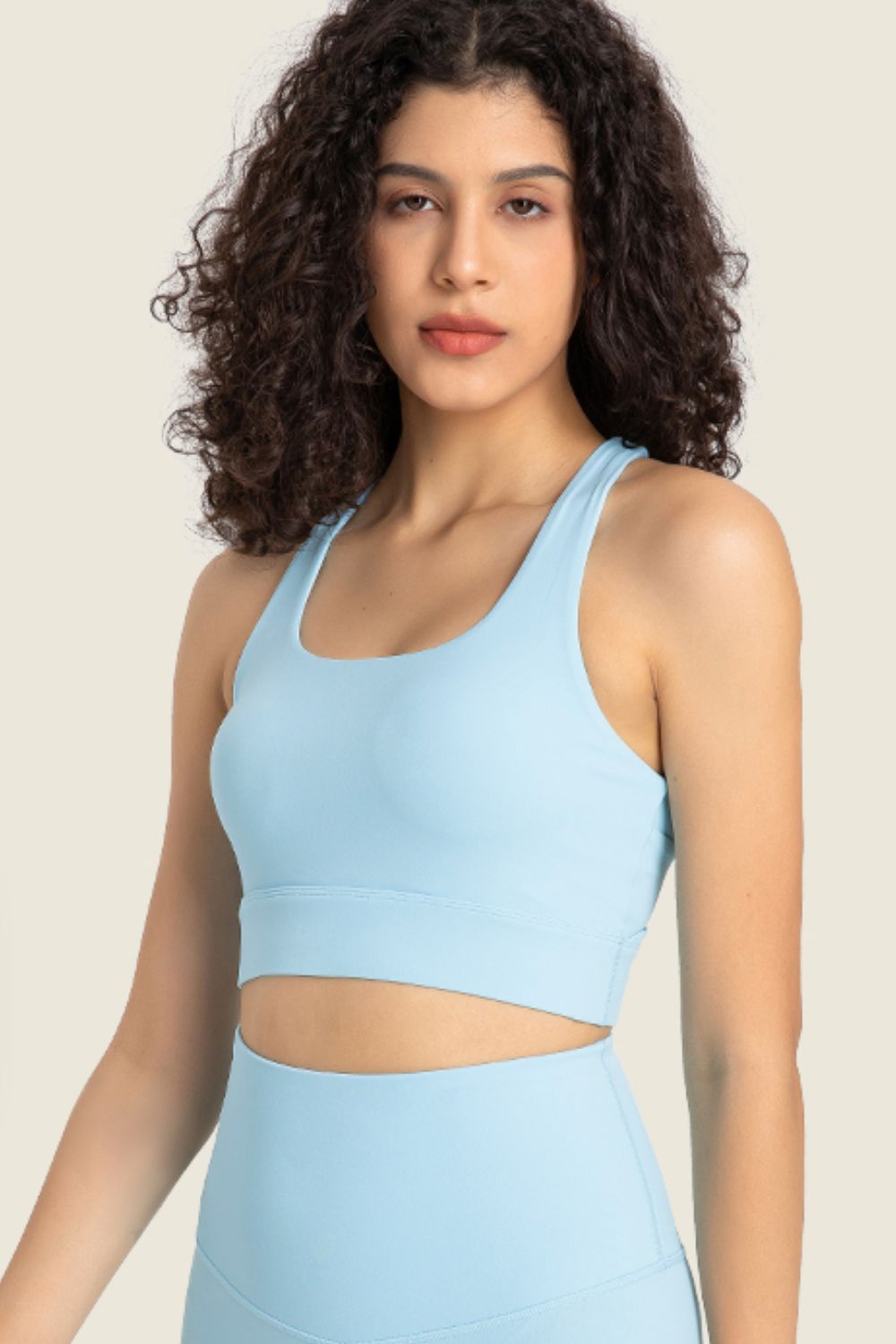 YogaFlex Highly Stretchy Cutout Back Sports Bra - FleekGoddess