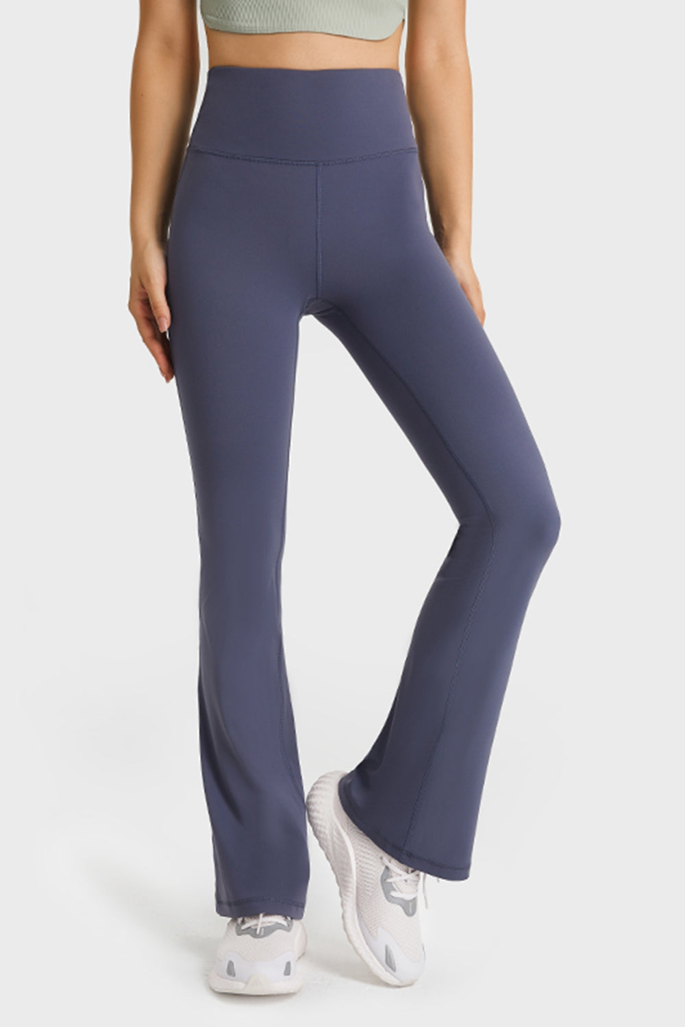 YogaFlex Elastic Waist Flare Yoga Pants - FleekGoddess