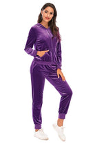 FleeceFlex Zip-Up Hooded Jacket and Pants Set - FleekGoddess