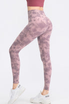 TrainTech Tie-Dye Wide Waistband Leggings - FleekGoddess