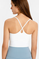 YogaFlex Crisscross Back Scoop Neck Sports Cami - FleekGoddess