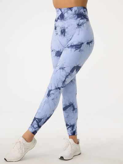 TrainTech Printed High Waist Active Pants - FleekGoddess