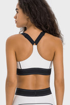 TrainTech Contrast Sports Bra - FleekGoddess