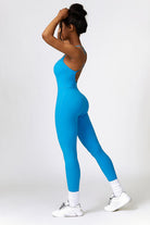 YogaFlex Open Back Spaghetti Strap Jumpsuit - FleekGoddess