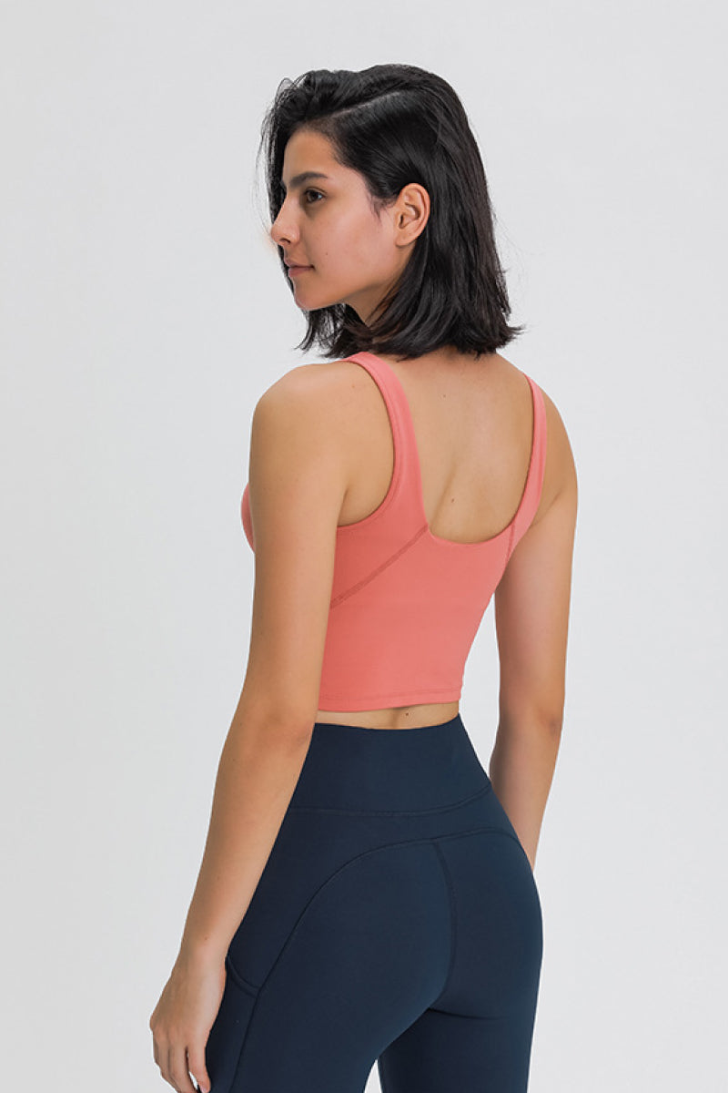 TrainTech Scoop Back Sports Bra - FleekGoddess