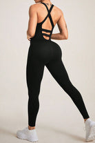 TrainTech Crisscross Wide Strap Jumpsuit - FleekGoddess