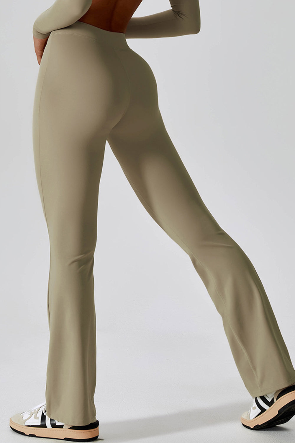 TrainTech Slim Fit High Waist Long Leggings - FleekGoddess