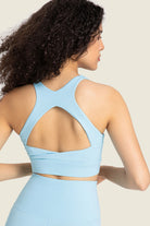 YogaFlex Highly Stretchy Cutout Back Sports Bra - FleekGoddess