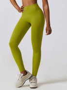 TrainTech Wide Waistband Leggings - FleekGoddess