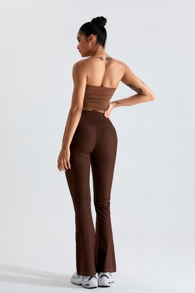 YogaFlex Ribbed Active Bandeau Top - FleekGoddess