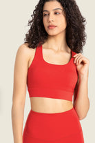 YogaFlex Highly Stretchy Cutout Back Sports Bra - FleekGoddess