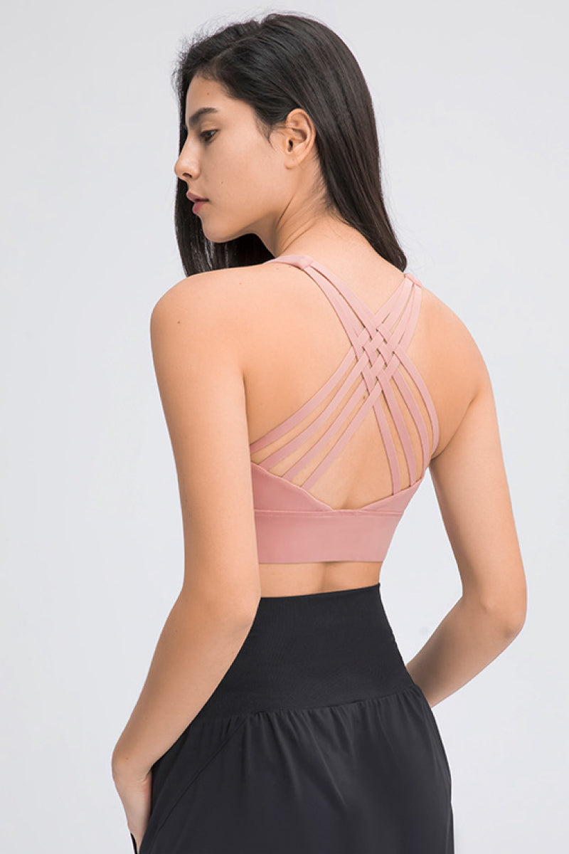 TrainTech Eight Strap Sports Bra - FleekGoddess