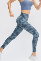 TrainTech Tie-Dye Wide Waistband Leggings - FleekGoddess