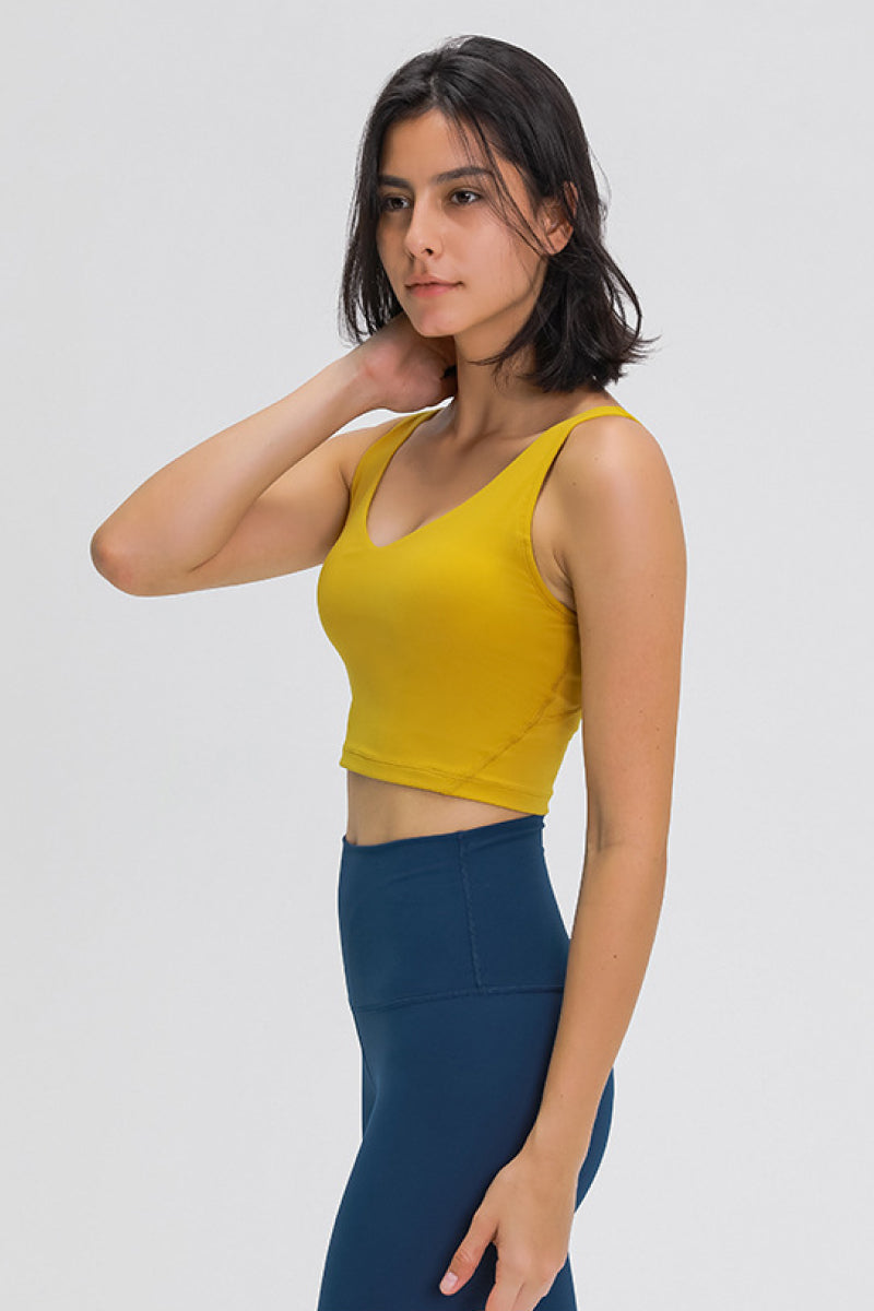 TrainTech Scoop Back Sports Bra - FleekGoddess