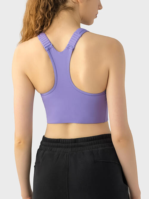 TrainTech Wide Strap Sport Bra - FleekGoddess