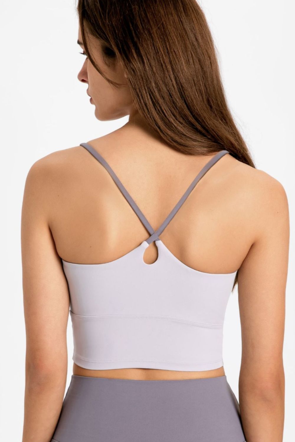 YogaFlex Crisscross Back Scoop Neck Sports Cami - FleekGoddess