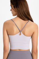 YogaFlex Crisscross Back Scoop Neck Sports Cami - FleekGoddess