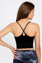 YogaFlex Crisscross Back Scoop Neck Sports Cami - FleekGoddess