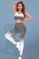 YogaFlex Gradient Sports Tank and Leggings Set - FleekGoddess