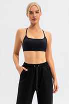 YogaFlex Crisscross Spaghetti Strap Active Cami - FleekGoddess