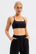 YogaFlex Crisscross Spaghetti Strap Active Cami - FleekGoddess