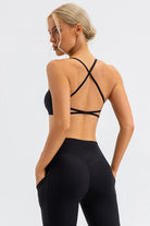 YogaFlex Crisscross Spaghetti Strap Active Cami - FleekGoddess