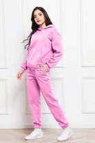 FleeceFlex Drop Shoulder Long Sleeve Hoodie and Pants Set - FleekGoddess