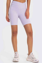 TrainTech V-Waist Biker Shorts - FleekGoddess