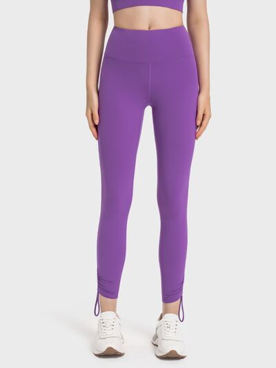 TrainTech Drawstring High Waist Active Pants - FleekGoddess