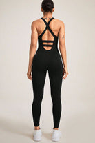 TrainTech Crisscross Wide Strap Jumpsuit - FleekGoddess