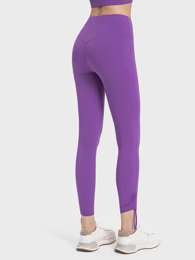 TrainTech Drawstring High Waist Active Pants - FleekGoddess