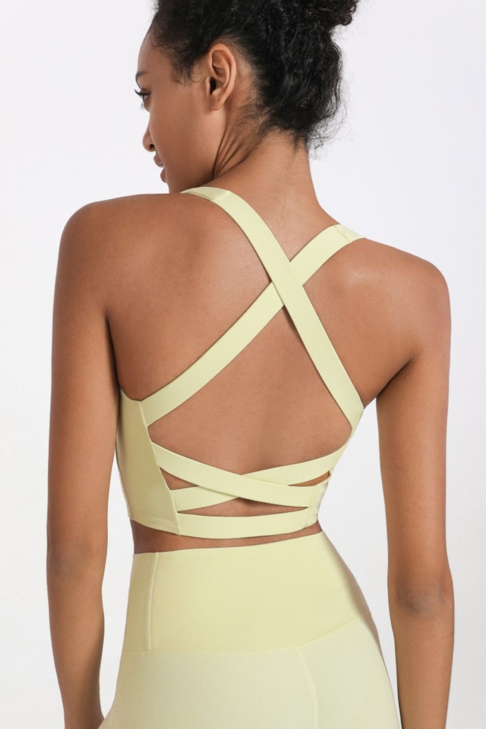 TrainTech Crisscross Open Back Cropped Sports Cami - FleekGoddess