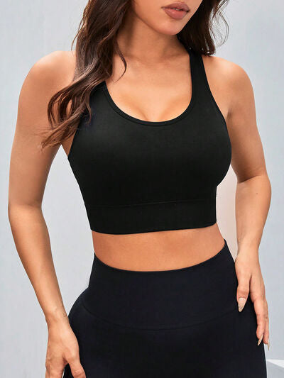 YogaFlex Cutout Racerback Scoop Neck Active Tank - FleekGoddess