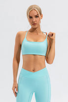 YogaFlex Crisscross Spaghetti Strap Active Cami - FleekGoddess