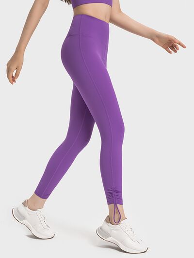 TrainTech Drawstring High Waist Active Pants - FleekGoddess