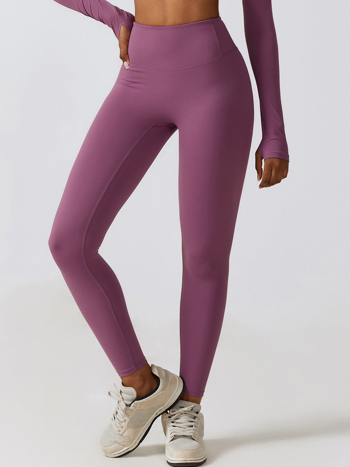 TrainTech Wide Waistband Leggings - FleekGoddess