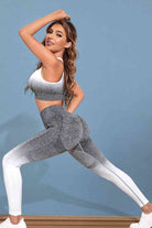 YogaFlex Gradient Sports Tank and Leggings Set - FleekGoddess